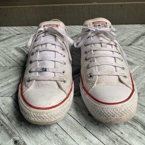 Converse Chuck Taylor All Star OX Low White Sneakers Shoes X7652 Unisex Mens 13